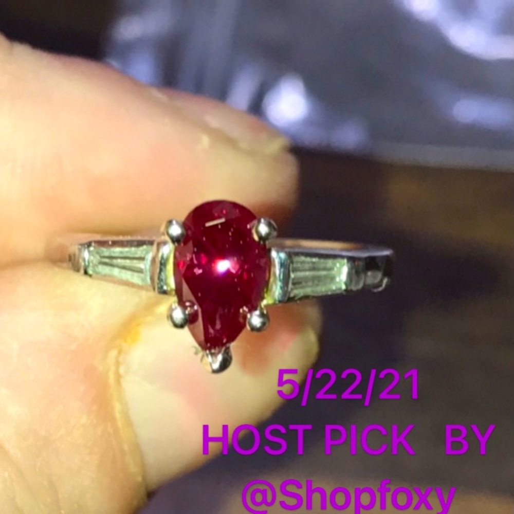❌❌❌SOLID ❌❌❌NWOT GIA VS1 VS2 PLATINUM 1.04CTW RED DIAMOND RING R😉 VALUE 8950.00 - Picture 3 of 14
